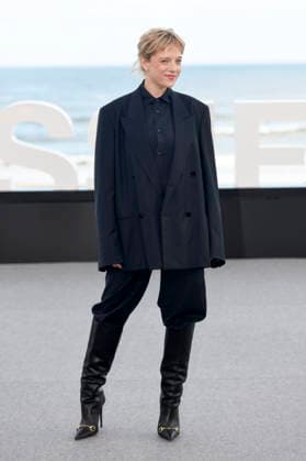 Jella Haase beim Photocall zum Kinofilm Krux auf dem 74. Internationalen Filmfestival San Sebastian Festival Internacional de Cine de San Sebastian auf der Kursaal Terasse. San Sebastian, 20.09.2026