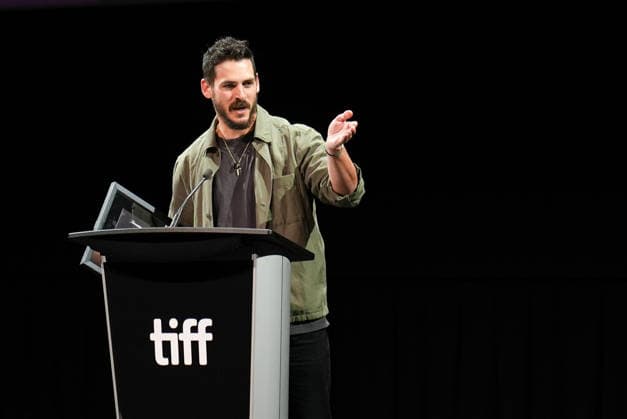 2026 Toronto International Film Festival - Awards Press Conference TORONTO, CANADA - SEPTEMBER 20 : Michael Del Monte speaks on stage after receiving the Best Canadian Short Film for Fight Kid at the 2026 Toronto International Film Festival in Toronto, Ontario, Canada on September 20, 2026. Mert Alper Dervis Anadolu Ontario Canada. Editorial use only. Please get in touch for any other usage.  Copyright: x2026xAnadoluxMertxAlperxDervisx