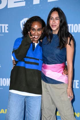Hadnet Tesfai und Melissa Khalaj bei der Premiere des Kinofilms Emil und die Detektive im Kino in der KulturBrauerei. Berlin, 20.09.2026