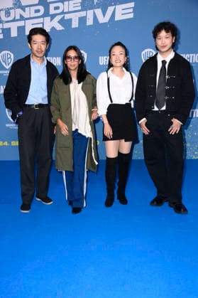 Yung Ngo, Minh-Khai Phan-Thi, Trang Le Hong und Viet Pham bei der Premiere des Kinofilms Emil und die Detektive im Kino in der KulturBrauerei. Berlin, 20.09.2026