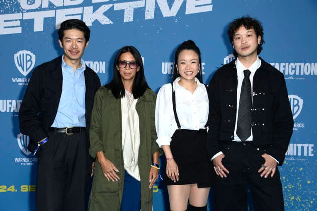 Yung Ngo, Minh-Khai Phan-Thi, Trang Le Hong und Viet Pham bei der Premiere des Kinofilms Emil und die Detektive im Kino in der KulturBrauerei. Berlin, 20.09.2026