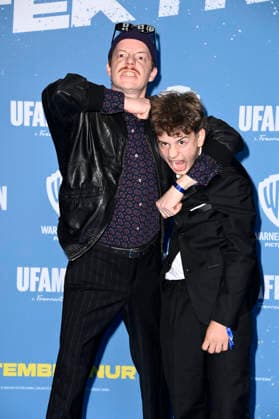 Merlin Sandmeyer und Nicholas Jonah Peter bei der Premiere des Kinofilms Emil und die Detektive im Kino in der KulturBrauerei. Berlin, 20.09.2026