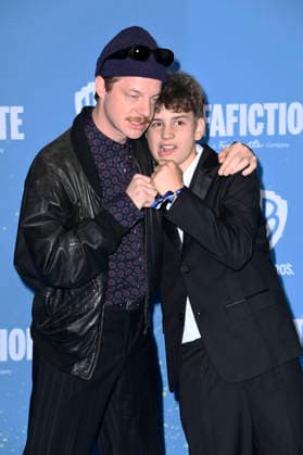 Merlin Sandmeyer und Nicholas Jonah Peter bei der Premiere des Kinofilms Emil und die Detektive im Kino in der KulturBrauerei. Berlin, 20.09.2026