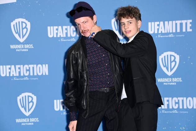 Merlin Sandmeyer und Nicholas Jonah Peter bei der Premiere des Kinofilms Emil und die Detektive im Kino in der KulturBrauerei. Berlin, 20.09.2026