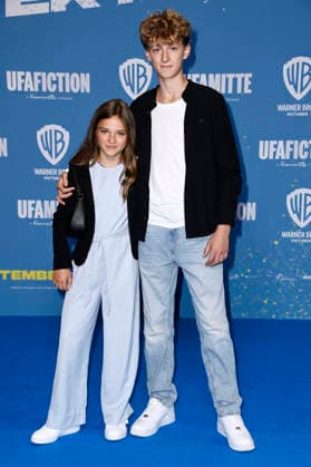 Lara Toni Lüdders mit Gast bei der Premiere des Kinofilms Emil und die Detektive im Kino in der KulturBrauerei. Berlin, 20.09.2026