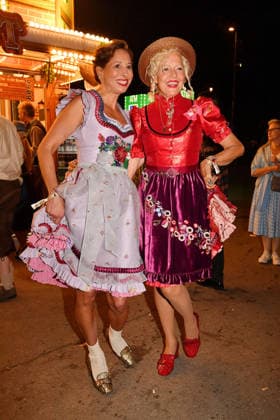 Lola Paltinger and Ellen von Unwerth during the 2026 Oktoberfest in front of the Almauftrieb at Theresienwiese on September 20, 2026 in Munich, Germany Oktoberfest - the Almauftrieb at Theresienwiese in Munich, Germany