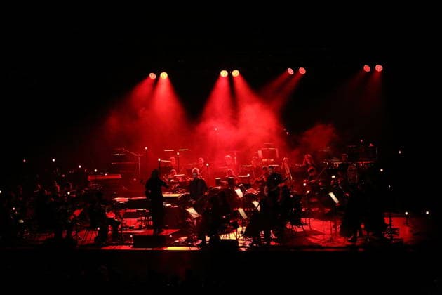 Sigur Ros and The Young ClassX Orchestra bei einem Konzert in der Uber Eats Music Hall in Berlin, 20. September 2026. Sigur Ros Konzert Berlin