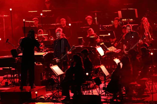 Sigur Ros and The Young ClassX Orchestra bei einem Konzert in der Uber Eats Music Hall in Berlin, 20. September 2026. Sigur Ros Konzert Berlin