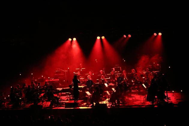 Sigur Ros and The Young ClassX Orchestra bei einem Konzert in der Uber Eats Music Hall in Berlin, 20. September 2026. Sigur Ros Konzert Berlin