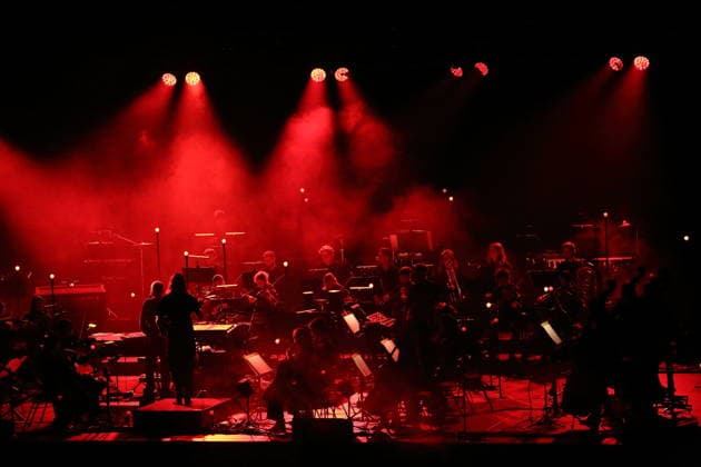 Sigur Ros and The Young ClassX Orchestra bei einem Konzert in der Uber Eats Music Hall in Berlin, 20. September 2026. Sigur Ros Konzert Berlin