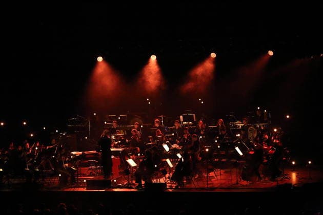 Sigur Ros and The Young ClassX Orchestra bei einem Konzert in der Uber Eats Music Hall in Berlin, 20. September 2026. Sigur Ros Konzert Berlin