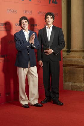 Premiere of the film La bola negra at the 74th San Sebastian International Film Festival SAN SEBASTIAN, SPAIN - SEPTEMBER 20: Javier Calvo (R) and Javier Ambrossi (L) pose on the red carpet for the presentation of the Spanish film La bola negra, a contender for the Best International Feature Film category at the Oscars, during the 74th San Sebastian International Film Festival in San Sebastian, Spain, on September 20, 2026. Javi Julio Anadolu San sebastian Spain. Editorial use only. Please get in touch for any other usage.  Copyright: x2026xAnadoluxJavixJuliox
