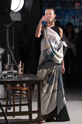 LFW - Rory William Docherty Runway A model walks the runway at the Rory William Docherty Catwalk Show 2026 in London, United Kingdom on September 20, 2026. Photo by Lounis Tiar ABACAPRESS.COM London United Kingdom  Copyright: xLounisPhotography ABACAx
