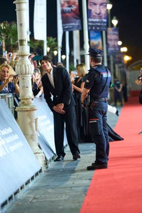 San Sebastian - La Bola Negra Screening Javier Calvo attended La Bola Negra Red Carpet during 74th San Sebastian International Film Festival at Victoria Eugenia Theatre on September 20, 2026 in Donostia San Sebastian, Spain Photo by ABACAPRESS.COM San Sebastian Euskadi Spain  Copyright: xABACAx