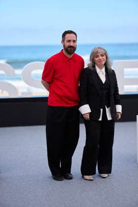 September 21, 2026, Madrid, Madrid, Spain: Pablo LarraoÂ­n, Mariana Enriquez attended Mis muertos tristes Photocall during 74th San Sebastian International Film Festival at Kursaal Palace on September 21, 2026 in Donostia San Sebastian, Spain Madrid Spain - ZUMAg15_ 20260921_zaf_g15_063 Copyright: xJackxAbuinx