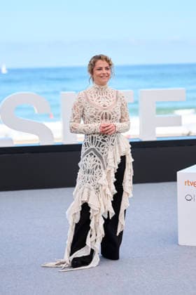 September 21, 2026, Madrid, Madrid, Spain: Dolores Fonzi attended Mis muertos tristes Photocall during 74th San Sebastian International Film Festival at Kursaal Palace on September 21, 2026 in Donostia San Sebastian, Spain Madrid Spain - ZUMAg15_ 20260921_zaf_g15_088 Copyright: xJackxAbuinx