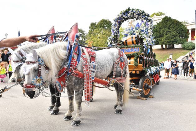 Pferde Wiesn 2026 SixtWiesn 3. Tag Theresienwiese Festzelt Schützenfesthalle Oktoberfest München 21. Sept. 2026