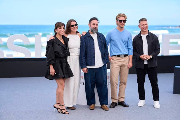 September 21, 2026, Madrid, Madrid, Spain: Aritz Moreno, Patrick Criado, Andrea Ros, Sandra So¡nchez, Jesus Del Moral attended Karateka Photocall during 74th San Sebastian International Film Festival at Kursaal Palace on September 21, 2026 in Donostia San Sebastian, Spain Madrid Spain - ZUMAg15_ 20260921_zaf_g15_284 Copyright: xJackxAbuinx
