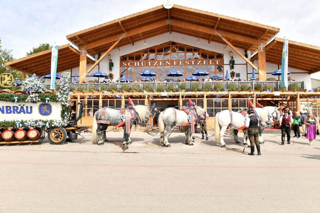 Schuetzenfestzelt on September 21, 2026 at the Oktoberfest in Munich, Germany Damenwiesn event at the Oktoberfest in Munich, Germany