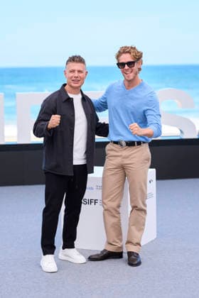 September 21, 2026, Madrid, Madrid, Spain: Jesus Del Moral, Patrick Criado attended Karateka Photocall during 74th San Sebastian International Film Festival at Kursaal Palace on September 21, 2026 in Donostia San Sebastian, Spain Madrid Spain - ZUMAg15_ 20260921_zaf_g15_316 Copyright: xJackxAbuinx