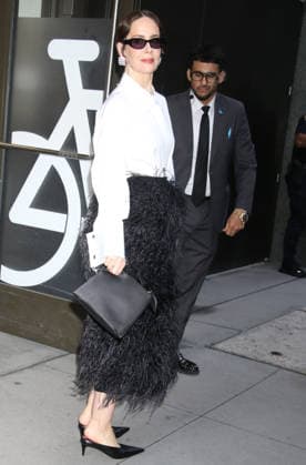 NEW YORK, NY- SEPTEMBER 21: Sarah Paulson seen at Good Morning America on September 21 , 2026 in New York City. Copyright: xRWx