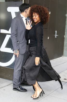 NEW YORK, NY- SEPTEMBER 21: H.E.R. seen at Live with Kelly and Mark on September 21 , 2026 in New York City. Copyright: xRWx