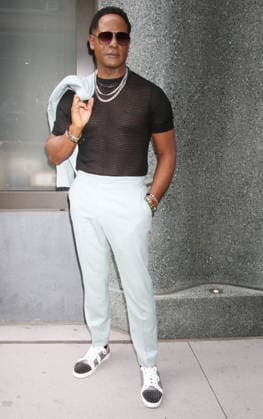NEW YORK, NY- SEPTEMBER 21: Blair Underwood seen at Live with Kelly & Mark on September 21 , 2026 in New York City. Copyright: xRWx