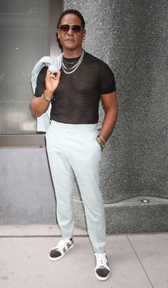 NEW YORK, NY- SEPTEMBER 21: Blair Underwood seen at Live with Kelly & Mark on September 21 , 2026 in New York City. Copyright: xRWx
