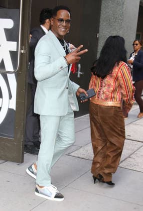 NEW YORK, NY- SEPTEMBER 21: Blair Underwood and Josie Hart seen at Live with Kelly & Mark on September 21, 2026 in New York City. Copyright: xRWx