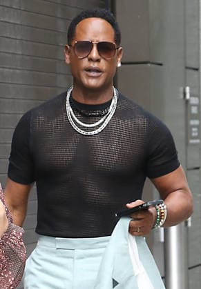 NEW YORK, NY- SEPTEMBER 21: Blair Underwood seen at Live with Kelly & Mark on September 21 , 2026 in New York City. Copyright: xRWx