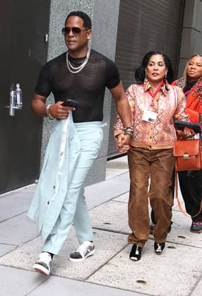 NEW YORK, NY- SEPTEMBER 21: Blair Underwood and Josie Hart seen at Live with Kelly & Mark on September 21, 2026 in New York City. Copyright: xRWx