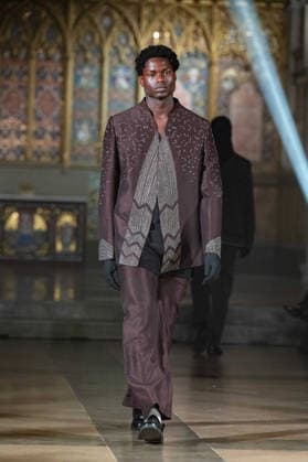 Varoin Marwah - Monarch LFW SS27 Catwalk Show Model Walks the Varoin Marwah - Monarch LFW SS27 show on the 17,09,2026 at St John s Hyde Park Hyde Park Crescent London W2 2QD, Credit:JIMMY JAMES Avalon UK, London  Copyright: xJIMMYxJAMESx xAvalonx 1137121910
