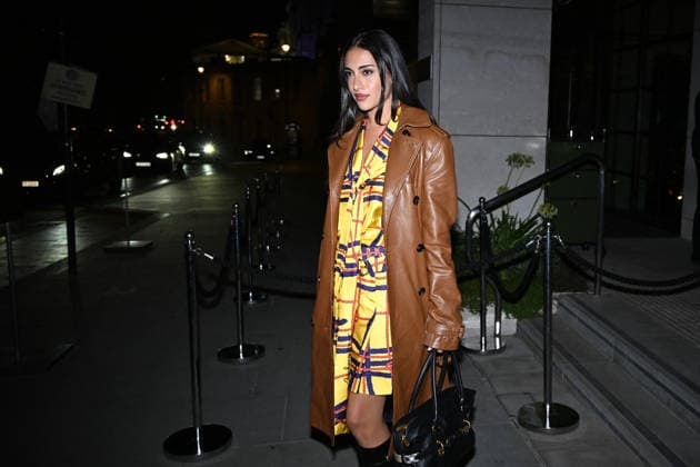 Samia Kanaan at the Burberry Spring Summer 2027 Ready-to-Wear Collection show during London Fashion Week (LFW) on September 21, 2026. Gedeon Taieb, Bestimage. Celebrities at the Burberry Spring Summer 2027 Ready-to-Wear Collection show during London Fashion Week (LFW) on September 21, 2026, London, United Kingdom  Copyright: xGedeonxTaiebx xBestimagexGedeonxTaiebx xBestimagex