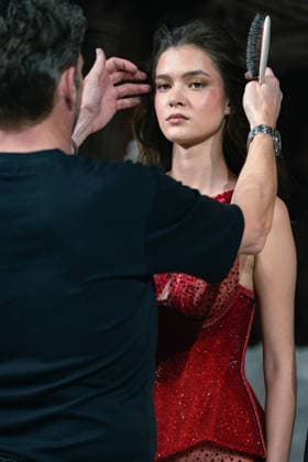 LFW - Aadnevik Runway Model photoshoot at the Aadnevik Catwalk Show 2026 on September 21, 2026 in London, UK. Photo by LounisPhotography ABACAPRESS.COM London United Kingdom  Copyright: xLounisPhotography ABACAx