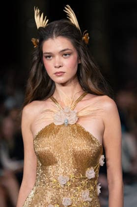 LFW - Aadnevik Runway A model walks the runway at the Aadnevik Catwalk Show 2026 on September 21, 2026 in London, UK. Photo by LounisPhotography ABACAPRESS.COM London United Kingdom  Copyright: xLounisPhotography ABACAx