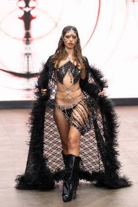 Haus Of Mclees LFW SS27 Catwalk Show Model Walks the Haus Of Mclees LFW SS27 show on the 19,09,2026, Credit:JIMMY JAMES Avalon UK, London  Copyright: xJIMMYxJAMESx xAvalonx 1137128725