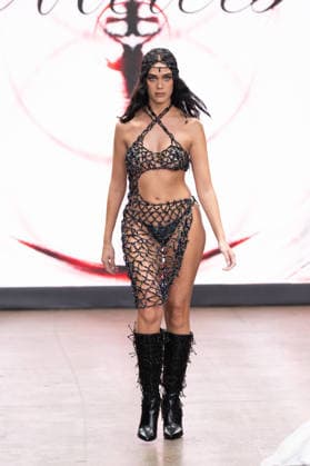 Haus Of Mclees LFW SS27 Catwalk Show Model Walks the Haus Of Mclees LFW SS27 show on the 19,09,2026, Credit:JIMMY JAMES Avalon UK, London  Copyright: xJIMMYxJAMESx xAvalonx 1137129491