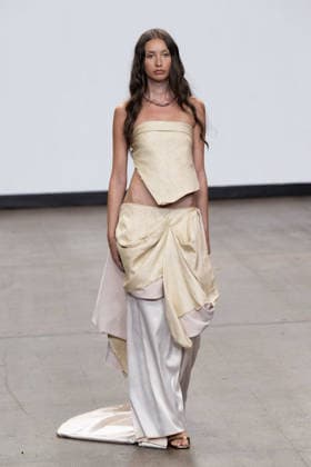 One to Watch edit 1 Fashion Scout LFW SS27 Catwalk Show Model Walks the One to Watch Fashion Scout LFW SS27 show on the 19,09,2026, Credit:JIMMY JAMES Avalon UK, London  Copyright: xJIMMYxJAMESx xAvalonx 1137131438