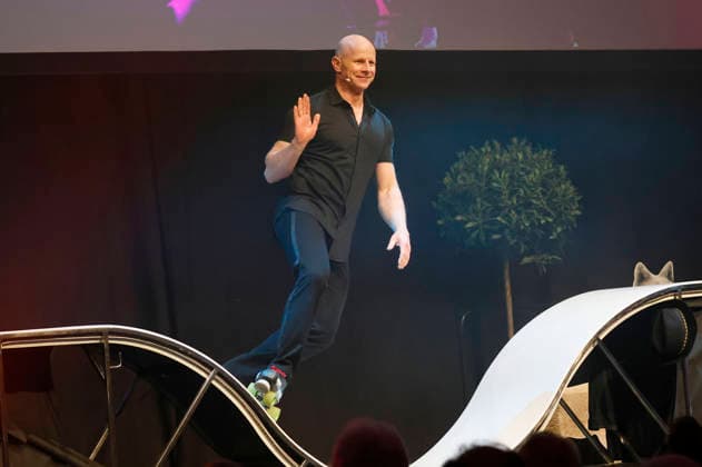 Till Schleinitz TJ Wheels bei der 10. Verleihung des Comedy-Preises Recklinghäuser Hurz im Ruhrfestspielhaus. Recklinghausen, 21.09.2026