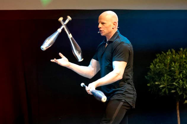 Till Schleinitz TJ Wheels bei der 10. Verleihung des Comedy-Preises Recklinghäuser Hurz im Ruhrfestspielhaus. Recklinghausen, 21.09.2026