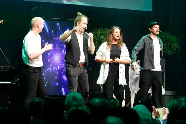 Gude Leude bei der 10. Verleihung des Comedy-Preises Recklinghäuser Hurz im Ruhrfestspielhaus. Recklinghausen, 21.09.2026