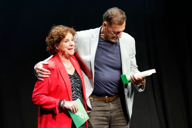Steffi Neu und Ralf Moeller bei der 10. Verleihung des Comedy-Preises Recklinghäuser Hurz im Ruhrfestspielhaus. Recklinghausen, 21.09.2026