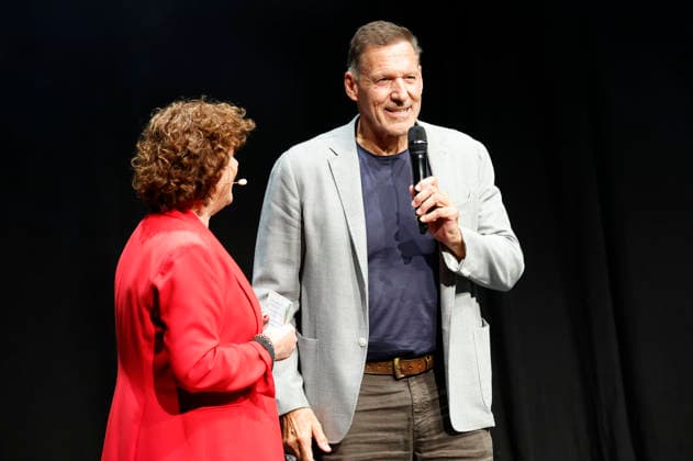 Steffi Neu und Ralf Moeller bei der 10. Verleihung des Comedy-Preises Recklinghäuser Hurz im Ruhrfestspielhaus. Recklinghausen, 21.09.2026