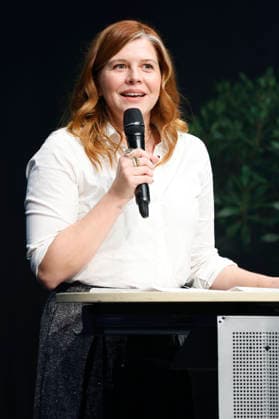 Laura Brümmer bei der 10. Verleihung des Comedy-Preises Recklinghäuser Hurz im Ruhrfestspielhaus. Recklinghausen, 21.09.2026