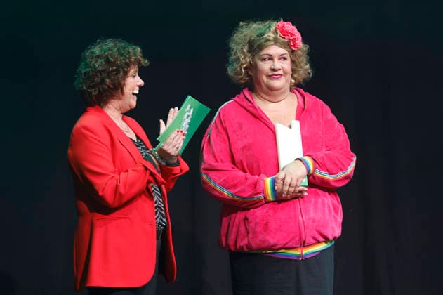 Steffi Neu und Ilka Bessin Cindy aus Marzahn bei der 10. Verleihung des Comedy-Preises Recklinghäuser Hurz im Ruhrfestspielhaus. Recklinghausen, 21.09.2026