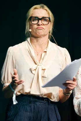 Christine Sommer bei der 10. Verleihung des Comedy-Preises Recklinghäuser Hurz im Ruhrfestspielhaus. Recklinghausen, 21.09.2026