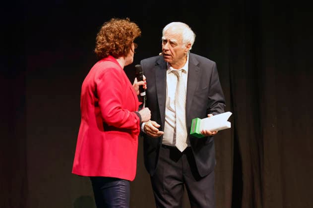 Steffi Neu und Bruno Jonas bei der 10. Verleihung des Comedy-Preises Recklinghäuser Hurz im Ruhrfestspielhaus. Recklinghausen, 21.09.2026