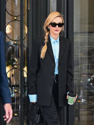 IPA88829466 - Milan, Milan Fashion Week 2026 celebrities in the city leaving Palazzo Parigi Pictured: Gaia Reposso  Copyright: xManuelexMangiarottix xManuelexMangiarottix IPA88829466