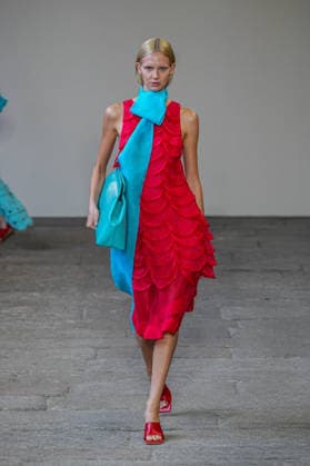 IPA88836101 - Milan, Milan Women™s Fashion Week Spring Summer 2027 - Women™s Fashion, Spring Summer 2027 - J.Salinas fashion show - runway in the photo: models  Copyright: xRiccardoxGIordanox xRiccardoxGiordano IPAx IPA88836101