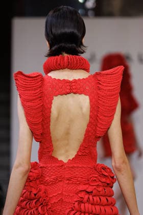 IPA88841966 - Milan, Milan Women™s Fashion Week Spring Summer 2027 - Women™s Fashion, Spring Summer 2027 - J. Salinas fashion show - runway - pictured: detail.  Copyright: xCinziaxCamelax xx IPA88841966
